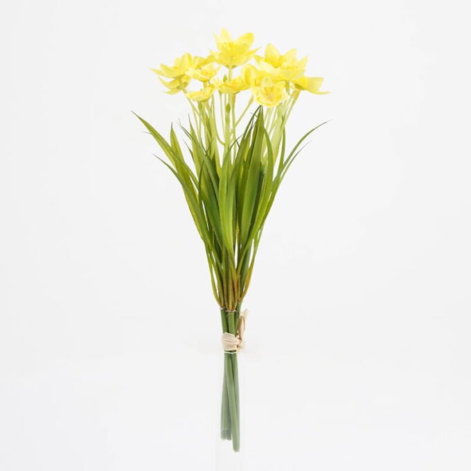 Artificial Flower 11*28CM Daffodil Bouquet*5 GS-62921061 Flowers Bush YeahFlower is one of Chinese leading OEM manufacturers and exporters , supplying the silk flowers, wholesale artificial trees