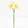 Artificial Flower 18*37CM Daffodil  bush*3 GS-15421016 Bouquet YeahFlower is one of Chinese leading OEM manufacturers and exporters , supplying the silk flowers, wholesale artificial trees