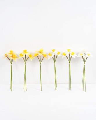 Artificial Flower 16*37CM Daffodil  bush*3 GS-15421017 Bouquet YeahFlower is one of Chinese leading OEM manufacturers and exporters , supplying the silk flowers, wholesale artificial trees