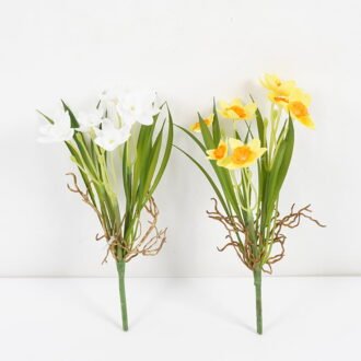 Artificial Flower 11*21CM Daffodil bush*3 GS-62921053 Potted Flowers&Plants YeahFlower is one of Chinese leading OEM manufacturers and exporters , supplying the silk flowers, wholesale artificial trees