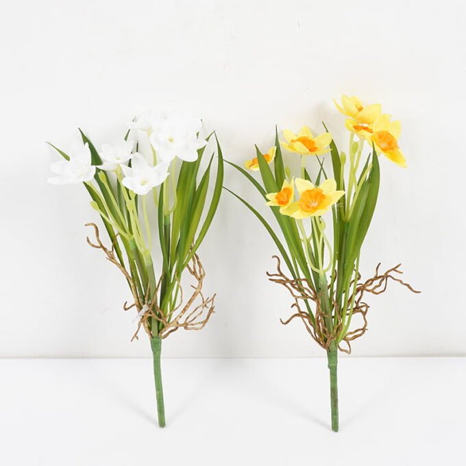 Artificial Flower 11*21CM Daffodil bush*3 GS-62921053 Potted Flowers&Plants YeahFlower is one of Chinese leading OEM manufacturers and exporters , supplying the silk flowers, wholesale artificial trees
