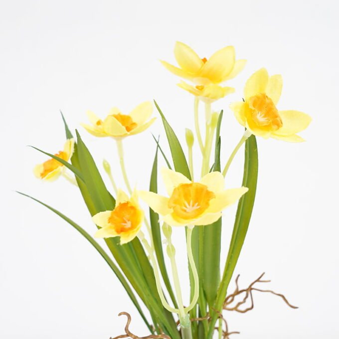 Artificial Flower 11*21CM Daffodil bush*3 GS-62921053 Potted Flowers&Plants YeahFlower is one of Chinese leading OEM manufacturers and exporters , supplying the silk flowers, wholesale artificial trees
