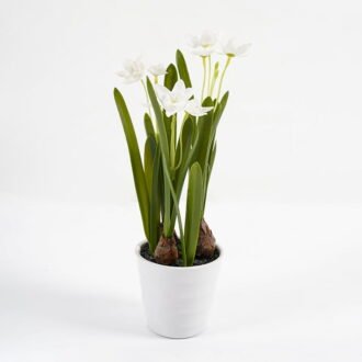 Artificial Flower 12*27CM Daffodil in pea pot GS-62921049 Potted Flowers&Plants YeahFlower is one of Chinese leading OEM manufacturers and exporters , supplying the silk flowers, wholesale artificial trees