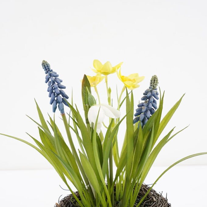 Artificial Flower 16*22CM Daffodil in rattan pot GS-62921031 Potted Flowers&Plants 3,000+ sqm showroom with thousands of artificial flowers, plants & trees ready for global sourcing.