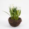 Artificial Flower 14*22CM Daffodil in rattan pot GS-62921032 Potted Flowers&Plants 3,000+ sqm showroom with thousands of artificial flowers, plants & trees ready for global sourcing.