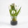 Artificial Flower 13*17CM Flower in glass pot GS-62921025 Potted Flowers&Plants 3,000+ sqm showroom with thousands of artificial flowers, plants & trees ready for global sourcing.