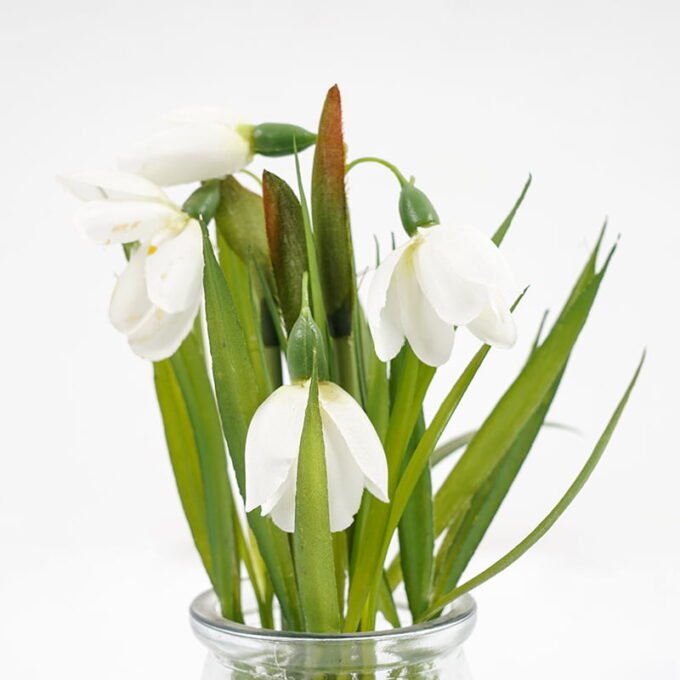 Artificial Flower 13*17CM Flower in glass pot GS-62921025 Potted Flowers&Plants 3,000+ sqm showroom with thousands of artificial flowers, plants & trees ready for global sourcing.