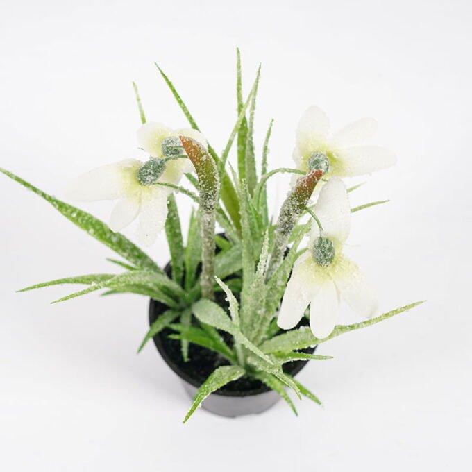 Artificial Flower 13*21CM Flower in pe pot GS-62921045 Potted Flowers&Plants YeahFlower is one of Chinese leading OEM manufacturers and exporters , supplying the silk flowers, wholesale artificial trees
