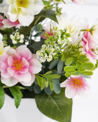 Artificial Flower 22*27CM Flower in pp pot GS-52821002 Potted Flowers&Plants YeahFlower is one of Chinese leading OEM manufacturers and exporters , supplying the silk flowers, wholesale artificial trees