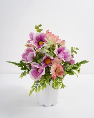 Artificial Flower 22*28CM Flower in pp pot GS-52821005 Potted Flowers&Plants YeahFlower is one of Chinese leading OEM manufacturers and exporters , supplying the silk flowers, wholesale artificial trees