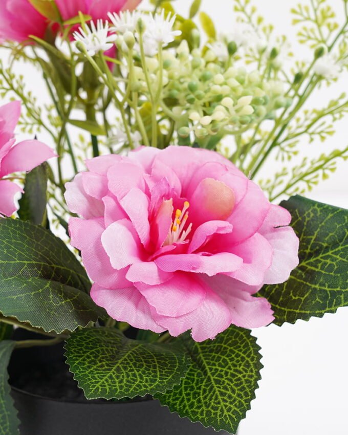 Artificial Flower 16*15*24CM Flowers in pp pot GS-05521014-P1 Potted Flowers&Plants YeahFlower is one of Chinese leading OEM manufacturers and exporters , supplying the silk flowers, wholesale artificial trees