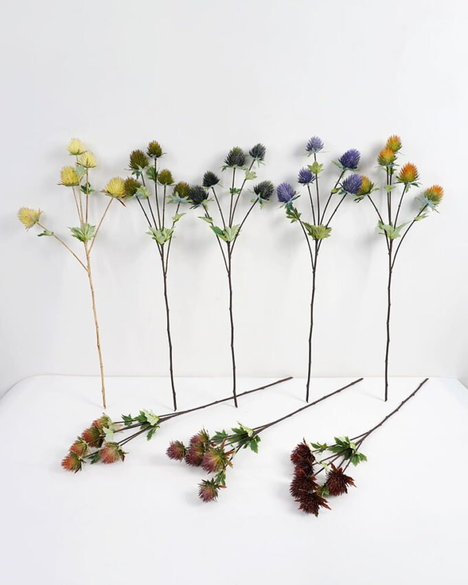 Artificial Flower 20*70CM HASTE DIPSACUS SPRAY*5 GS-39121001 Single Flowers YeahFlower is one of Chinese leading OEM manufacturers and exporters , supplying the silk flowers, wholesale artificial trees