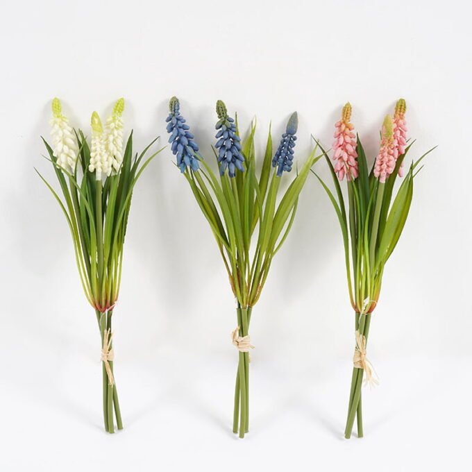 Artificial Flower 9*26CM Hyacinths Bouquet*3 GS-62921056 Flowers Bush YeahFlower is one of Chinese leading OEM manufacturers and exporters , supplying the silk flowers, wholesale artificial trees