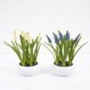 Artificial Flower 16*20CM Hyacinths in ceramic pot GS-62921021 Potted Flowers&Plants 3,000+ sqm showroom with thousands of artificial flowers, plants & trees ready for global sourcing.