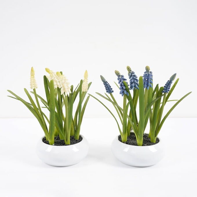 Artificial Flower 16*20CM Hyacinths in ceramic pot GS-62921021 Potted Flowers&Plants 3,000+ sqm showroom with thousands of artificial flowers, plants & trees ready for global sourcing.