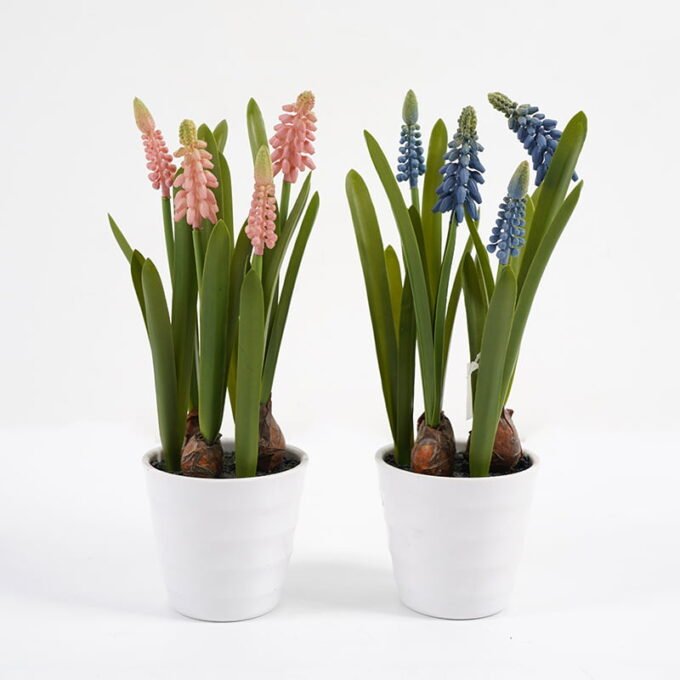 Artificial Flower Hyacinths in pea pot GS-62921047_1 Artificial Flower 14*26CM Hyacinths in pea pot GS-62921047 Potted Flowers&Plants YeahFlower is one of Chinese leading OEM manufacturers and exporters , supplying the silk flowers, wholesale artificial trees