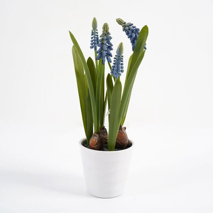 Artificial Flower Hyacinths in pea pot GS-62921047_3 Artificial Flower 14*26CM Hyacinths in pea pot GS-62921047 Potted Flowers&Plants YeahFlower is one of Chinese leading OEM manufacturers and exporters , supplying the silk flowers, wholesale artificial trees