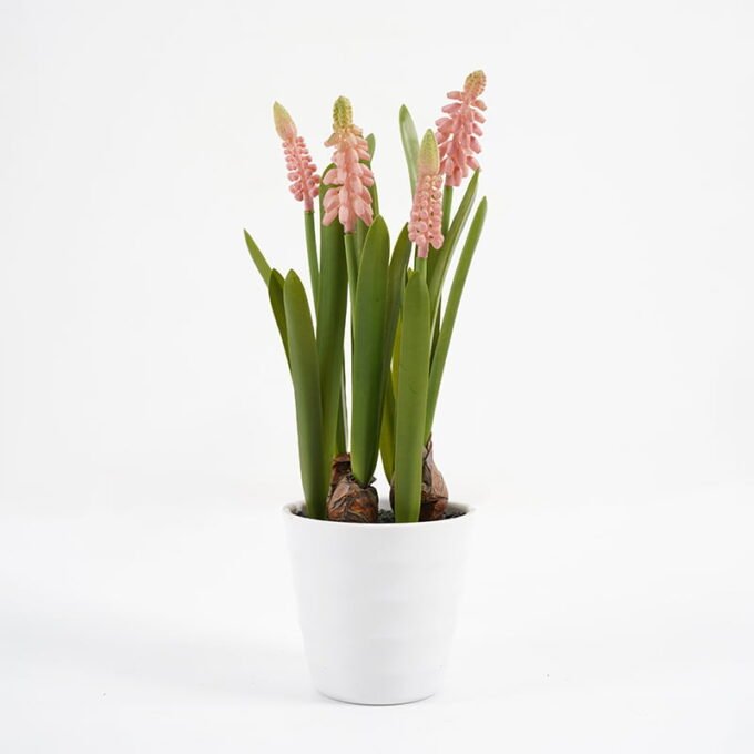 Artificial Flower Hyacinths in pea pot GS-62921047_4 Artificial Flower 14*26CM Hyacinths in pea pot GS-62921047 Potted Flowers&Plants YeahFlower is one of Chinese leading OEM manufacturers and exporters , supplying the silk flowers, wholesale artificial trees