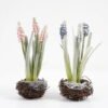 Artificial Flower 11*21CM Hyacinths in rattan pot GS-62921028 Potted Flowers&Plants 3,000+ sqm showroom with thousands of artificial flowers, plants & trees ready for global sourcing.