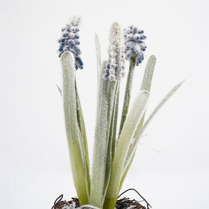 Artificial Flower 11*21CM Hyacinths in rattan pot GS-62921028 Potted Flowers&Plants 3,000+ sqm showroom with thousands of artificial flowers, plants & trees ready for global sourcing.