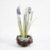 Artificial Flower 11*21CM Hyacinths in rattan pot GS-62921028 Potted Flowers&Plants 3,000+ sqm showroom with thousands of artificial flowers, plants & trees ready for global sourcing.