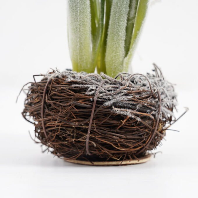 Artificial Flower 11*21CM Hyacinths in rattan pot GS-62921028 Potted Flowers&Plants 3,000+ sqm showroom with thousands of artificial flowers, plants & trees ready for global sourcing.