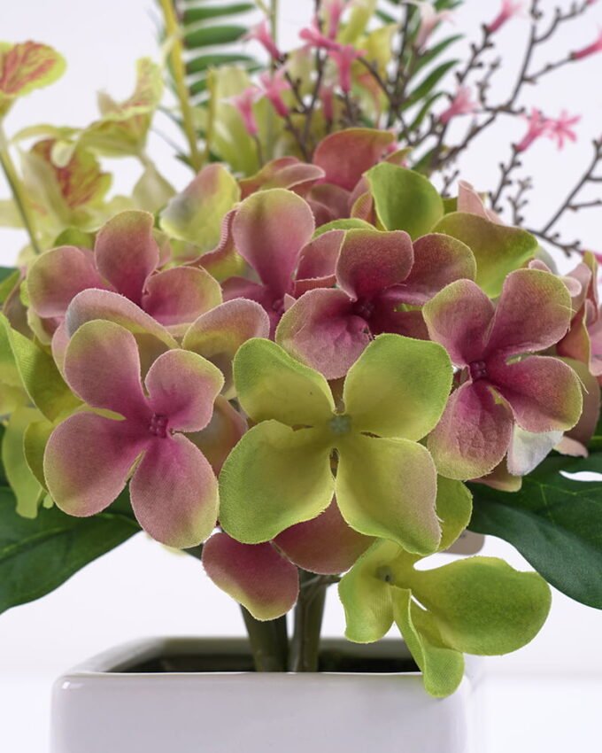 Artificial Flower 25*16*41CM Hydrange in ceramic pot GS-06921043 Potted Flowers&Plants 3,000+ sqm showroom with thousands of artificial flowers, plants & trees ready for global sourcing.
