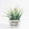 Artificial Flower 26*26*32cm Lavender in MDF Pot GS-03321094-W1 Potted Flowers&Plants 3,000+ sqm showroom with thousands of artificial flowers, plants & trees ready for global sourcing.
