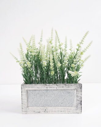 Artificial Flower 33*26*35cm Lavender in MDF pot GS-03321092-W1 Potted Flowers&Plants YeahFlower is one of Chinese leading OEM manufacturers and exporters , supplying the silk flowers, wholesale artificial trees