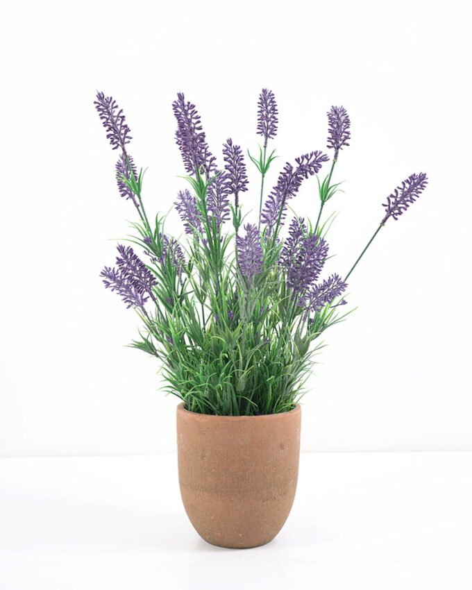 Artificial Flower 26*26*47cm Lavender in Paper pot GS-03321127 Potted Flowers&Plants 3,000+ sqm showroom with thousands of artificial flowers, plants & trees ready for global sourcing.