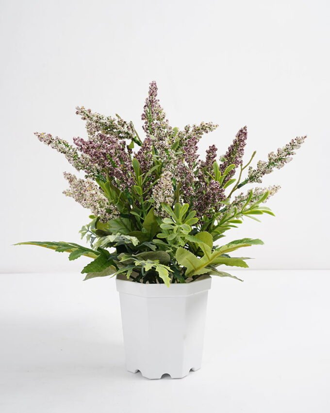 Artificial Flower 25*29CM Lavender in pp pot GS-52821003 Potted Flowers&Plants YeahFlower is one of Chinese leading OEM manufacturers and exporters , supplying the silk flowers, wholesale artificial trees