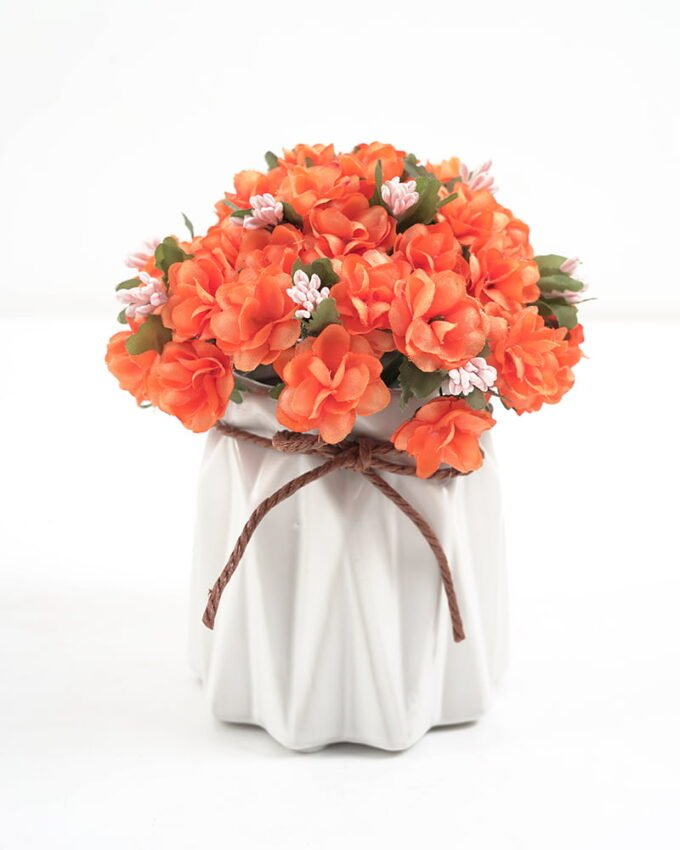 Artificial Flower 11*11*13CM Mini flower in ceramic pot GS-63421002 Potted Flowers&Plants YeahFlower is one of Chinese leading OEM manufacturers and exporters , supplying the silk flowers, wholesale artificial trees