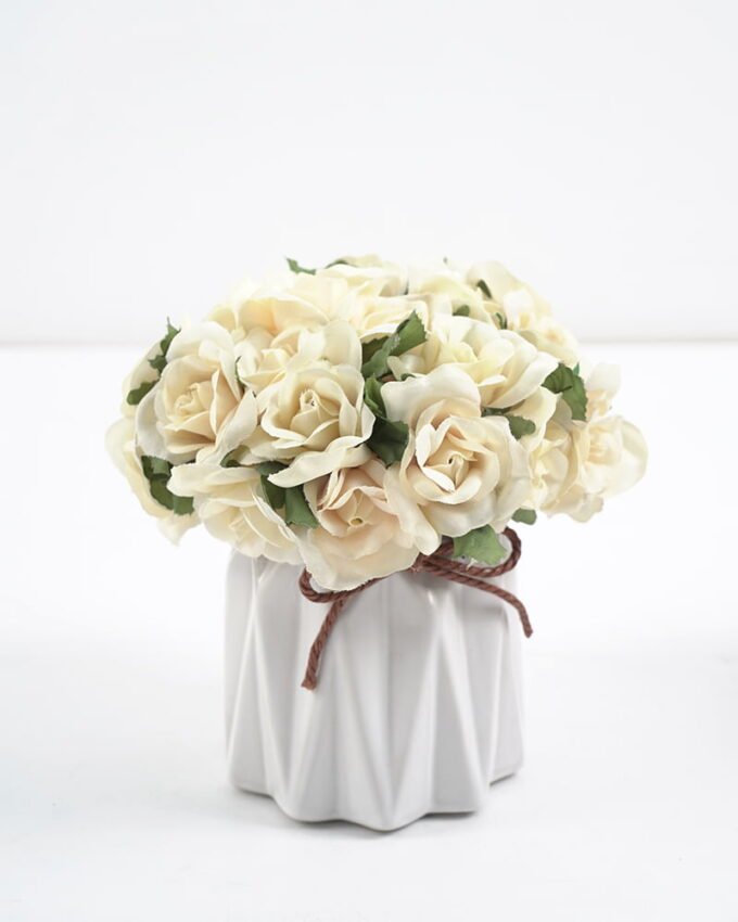 Artificial Flower Mini rose in ceramic pot GS-63421001_4 Artificial Flower 11*11*13CM Mini rose in ceramic pot GS-63421001 Potted Flowers&Plants YeahFlower is one of Chinese leading OEM manufacturers and exporters , supplying the silk flowers, wholesale artificial trees