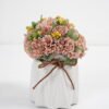 Artificial Flower 11*11*13CM Mum in ceramic pot GS-63421005 Potted Flowers&Plants YeahFlower is one of Chinese leading OEM manufacturers and exporters , supplying the silk flowers, wholesale artificial trees