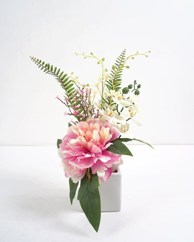 Artificial Flower 25*20*35CM Peony in ceramic pot GS-06921044 Potted Flowers&Plants 3,000+ sqm showroom with thousands of artificial flowers, plants & trees ready for global sourcing.