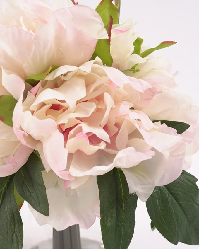 Artificial Flower 19*16*21CM Peony in glassware GS-06920001-P3 Potted Flowers&Plants YeahFlower is one of Chinese leading OEM manufacturers and exporters , supplying the silk flowers, wholesale artificial trees