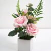 Artificial Flower 24*25*29CM Rose&fern in ceramic pot GS-06921042 Potted Flowers&Plants 3,000+ sqm showroom with thousands of artificial flowers, plants & trees ready for global sourcing.