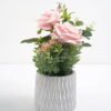 Artificial Flower 20*20*30CM Rose in cement pot GS-06921050 Potted Flowers&Plants 3,000+ sqm showroom with thousands of artificial flowers, plants & trees ready for global sourcing.