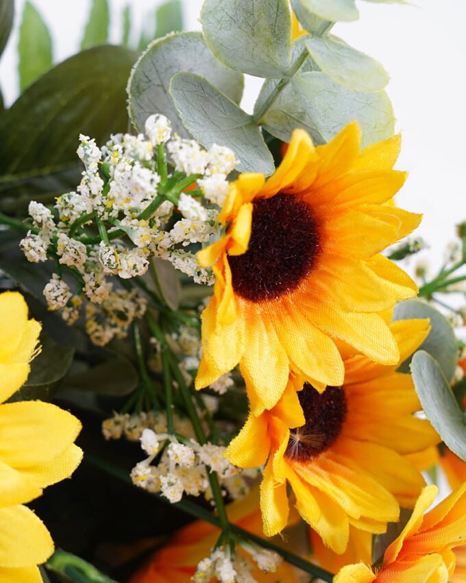 Artificial Flower 24*26CM Sunflower in pp pot GS-52821001 Potted Flowers&Plants YeahFlower is one of Chinese leading OEM manufacturers and exporters , supplying the silk flowers, wholesale artificial trees