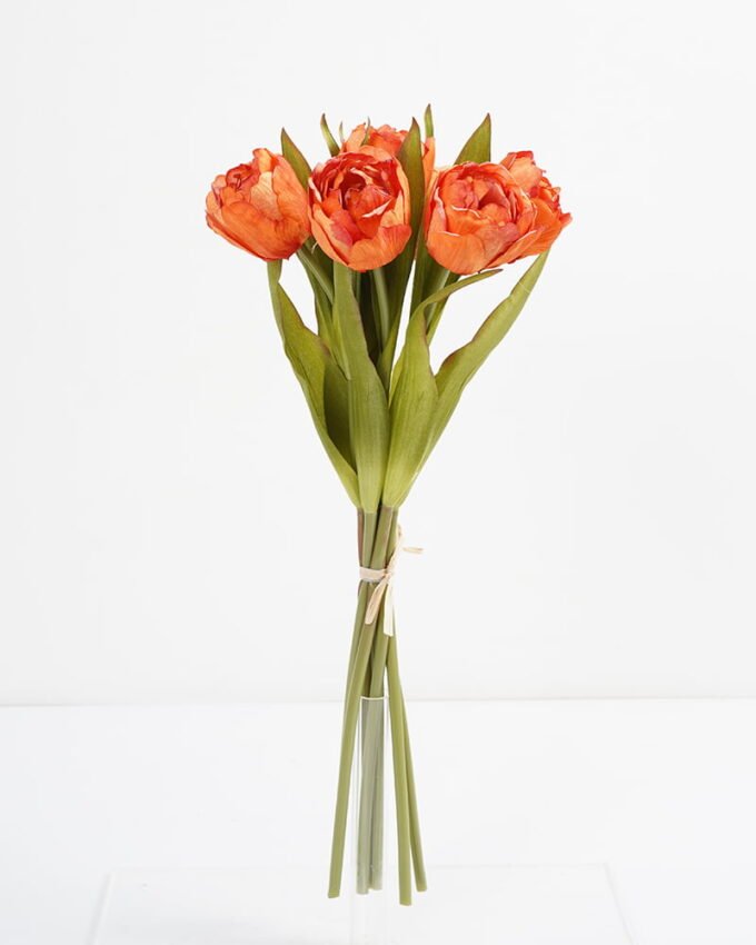 Artificial Flower 16*41CM Tulip bouquet*7 GS-12821003-O1 Bouquet 3,000+ sqm showroom with thousands of artificial flowers, plants & trees ready for global sourcing.
