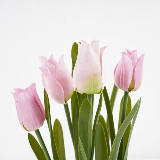 Artificial Flower 11*25CM Tulip in pea pot GS-62921048 Potted Flowers&Plants YeahFlower is one of Chinese leading OEM manufacturers and exporters , supplying the silk flowers, wholesale artificial trees
