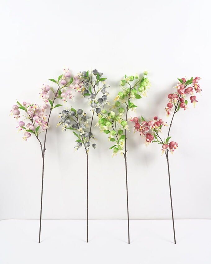 Artificial Flower bellflower spray GS-41621005_8 Artificial Flower 30*92CM bellflower spray GS-41621005 Single Flowers YeahFlower is one of Chinese leading OEM manufacturers and exporters , supplying the silk flowers, wholesale artificial trees