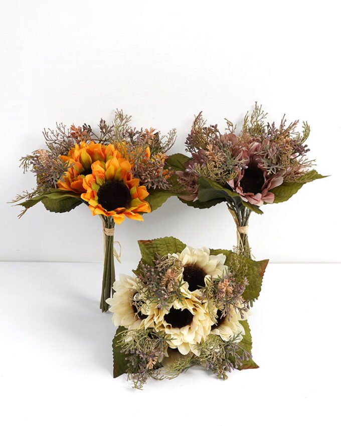 Artificial Flower 26*26*28cm flower bouguet*9 GS-16821005 Bouquet YeahFlower is one of Chinese leading OEM manufacturers and exporters , supplying the silk flowers, wholesale artificial trees