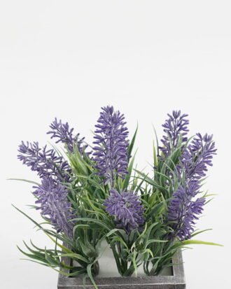 Artificial Flower 10*10*15cm lavender in wooden pot GS-03321030 Potted Flowers&Plants YeahFlower is one of Chinese leading OEM manufacturers and exporters , supplying the silk flowers, wholesale artificial trees