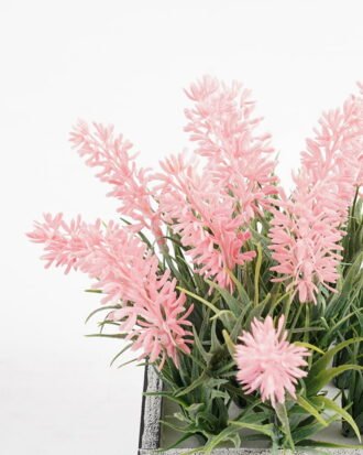 Artificial Flower 15*15*21cm lavender in wooden pot GS-03321036 Potted Flowers&Plants YeahFlower is one of Chinese leading OEM manufacturers and exporters , supplying the silk flowers, wholesale artificial trees