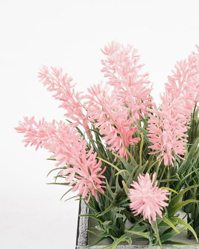 Artificial Flower 15*15*21cm lavender in wooden pot GS-03321036 Potted Flowers&Plants YeahFlower is one of Chinese leading OEM manufacturers and exporters , supplying the silk flowers, wholesale artificial trees