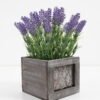 Artificial Flower 25*25*33cm lavender in wooden pot GS-03321044 Potted Flowers&Plants YeahFlower is one of Chinese leading OEM manufacturers and exporters , supplying the silk flowers, wholesale artificial trees