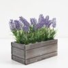 Artificial Flower 23*12*20.5cm lavender in wooden pot GS-03321045 Potted Flowers&Plants YeahFlower is one of Chinese leading OEM manufacturers and exporters , supplying the silk flowers, wholesale artificial trees