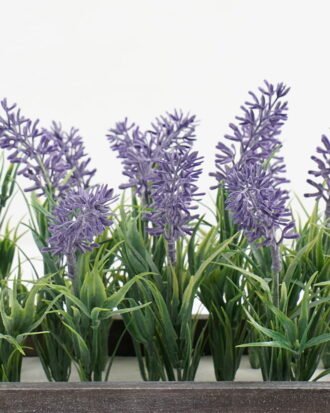 Artificial Flower 23*12*20.5cm lavender in wooden pot GS-03321045 Potted Flowers&Plants YeahFlower is one of Chinese leading OEM manufacturers and exporters , supplying the silk flowers, wholesale artificial trees