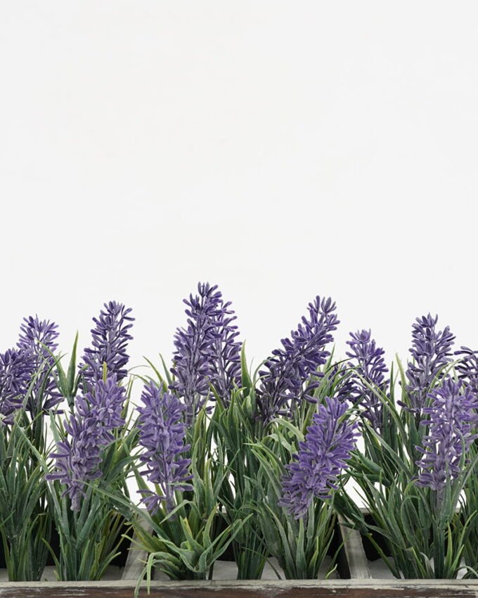 Artificial Flower 32*14*19.5cm lavender in wooden pot GS-03321048 Potted Flowers&Plants YeahFlower is one of Chinese leading OEM manufacturers and exporters , supplying the silk flowers, wholesale artificial trees